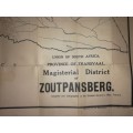 Map of the Magisterial District of Zoutpansberg 1922