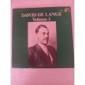 Dawid de Lange, Volume 1, skaars vinyl record