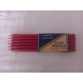 12 x unused and original package red Union of South Africa pencils
