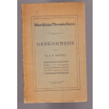 Marthinus Theunis Steyn, Gedenkbede (1916)