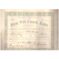Share Certificate in the African Brick Company Limited, 1889