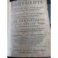 The Argvments of Sir Hutton Knight, and Sir George Croke Knight ...1641