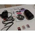 Canon EOS 60D 18MP DSLR with 2 lenses, 3 SD cards