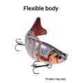Multi-Jointed Fishing Lure - Silver
