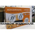 CCTV 4 Channel Kit With 900Tvl Night Vision Cameras With 500GB HDD