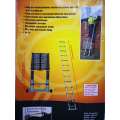 6M 13 Steps Aluminum Alloy Portable Extension Telescopic Ladder Single Straight Ladder