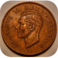 1D PENNY 1942 SOUTH AFRICA