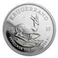 KRUGERRAND 1 OZ SILVER 2017 FIRST YEAR OF ISSUE ENCAPSULATED WITH COA AND POUCH
