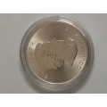 CANADIAN MAPLE LEAF 1 OUNCE COIN 2015 SILVER FINENESS .9999 ENCAPSULATED