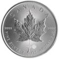 CANADIAN MAPLE LEAF 1 OUNCE COIN 2017 SILVER FINENESS .9999