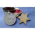 AFRICA WAR ISSUED MEDALS : WWII