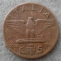 1938 ITALY 5 CENTESIMI