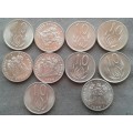 10 X RSA 10 CENT : GREAT CONDITION
