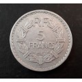 1947 FRANCE 5 FRANCS : B MINT MARK : KM#888b.2