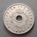 1954 GREECE 10 LEPTA