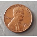 1964 US ONE CENT  (D)