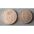 1962 IRELAND TWO & TWO & HALF SHILLING (FLORIN & A HALF CROWN)