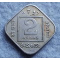1935 India 2 Annas : Bombay mint