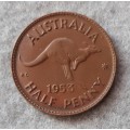 1953 Australia Half penny