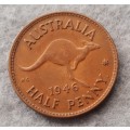 1946 Australia half penny