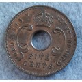 1935 East Africa 5 cents