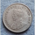 1923 East Africa 1 shilling : 2 ND lowest mintage of one shilling series
