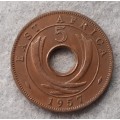 1957 East Africa 5 cent (H)