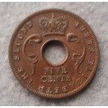 1957 East Africa 5 cent (H)