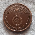 1938 Deutsches Reich 2 pfennig (E) Muldenhutten
