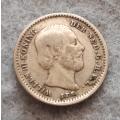 1862 Netherlands  5 cents