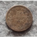 1873 Netherlands 10 cents
