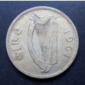 1961 Ireland half crown
