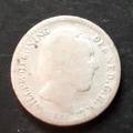 1869 Netherlands 10 cents