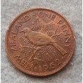 1962 New Zealand 1 penny