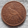 1943 New Zealand 1 penny