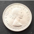 1964 New Zealand 6 pence