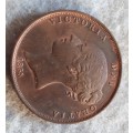 1855 Great Britain One penny