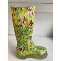 Glass Spotted Multicoloured Child`s Boot