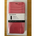Pink Moleskine iPhoneX Booktype Case