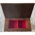 Wooden Bookshelf Trinket Box With Detachable Compartment