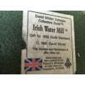 Vintage 1983 - Irish Water Mill by David Winter - Hand made