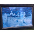 Spencer Coleman - pic of boys hanging on gate with nice solid frame