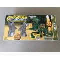 Army men and block with brickade - New - fantastic for display, playing or layout