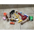 Various pretend playing items