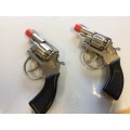 2 die cast revolvers
