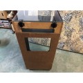 Lovely vintage type music system cabinet with LP record compartment