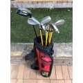 Junior golf clubs with bag - nice