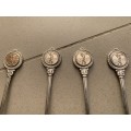 Vintage and rare golf tea spoons - collectors item