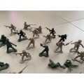 Large set of army pretend playing