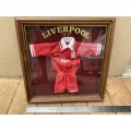 Vintage and Rare Liverpool Jersey in Box Frame